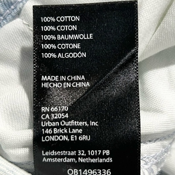 NWT Urban BDG Light Wash‎ Loose Pleated Slouchy Jeans 30 Baggy Dad Oversized - Picture 8 of 8